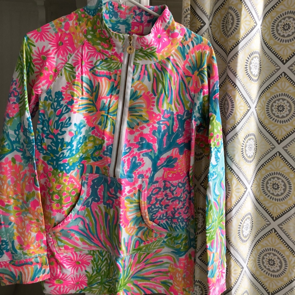 3/4 Zip Lily Pulitzer top
